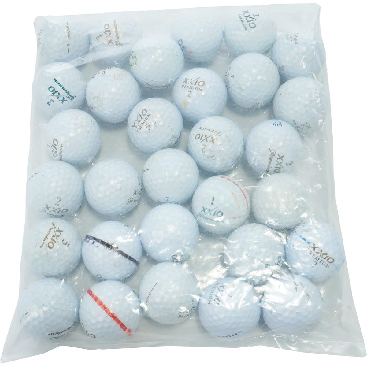 Amazon.co.jp: ロストボール Lost Ball XXIO Premium feel 混合 ボール